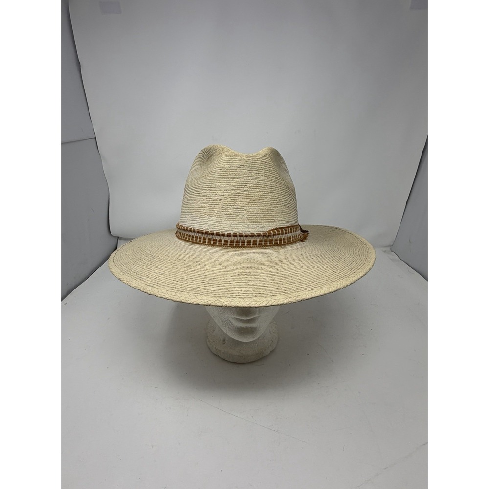 Vintage Sahuayo Sombreros Finos Palm‎ Leaf Straw Hat 5X Elegante Western Cowboy